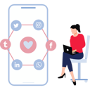 پیش‌نمایش فایل girl-builds-her-social-network-10292171 از پک شبکه اجتماعی