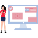 پیش‌نمایش فایل girl-is-posting-audio-online-10292193 از پک شبکه اجتماعی
