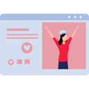پیش‌نمایش فایل girl-is-posting-her-photos-on-social-network-10292189 از پک شبکه اجتماعی