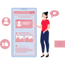 پیش‌نمایش فایل girl-is-sending-messages-and-images-to-her-friend-10292197 از پک شبکه اجتماعی