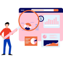 پیش‌نمایش فایل boy-is-working-on-business-chart-graph-10296290 از پک برنامه وب و موبایل