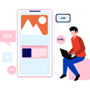 پیش‌نمایش فایل boy-is-writing-programming-lines-10296336 از پک برنامه وب و موبایل