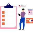 پیش‌نمایش فایل businessman-is-preparing-to-do-list-10296305 از پک برنامه وب و موبایل
