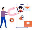 پیش‌نمایش فایل businessman-is-sending-marketing-mails-to-customers-10296318 از پک برنامه وب و موبایل