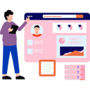 پیش‌نمایش فایل businessman-is-viewing-customer-feedback-10296303 از پک برنامه وب و موبایل