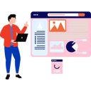 پیش‌نمایش فایل employee-is-giving-presentation-10296286 از پک برنامه وب و موبایل