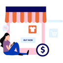 پیش‌نمایش فایل girl-is-buying-clothes-online-10296327 از پک برنامه وب و موبایل