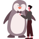 پیش‌نمایش فایل boy-is-taking-care-of-penguin-10298838 از پک روز جهانی پنگوئن
