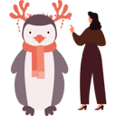 پیش‌نمایش فایل girl-is-looking-at-the-funny-penguin-10298834 از پک روز جهانی پنگوئن
