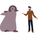 پیش‌نمایش فایل penguin-is-approaching-boy-10298849 از پک روز جهانی پنگوئن