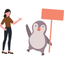 پیش‌نمایش فایل penguin-is-holding-a-board-10298859 از پک روز جهانی پنگوئن