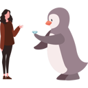 پیش‌نمایش فایل penguin-is-holding-diamond-10298837 از پک روز جهانی پنگوئن