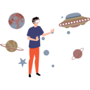 پیش‌نمایش فایل boy-is-enjoying-virtual-space-10309910 از پک متاورس