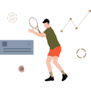 پیش‌نمایش فایل boy-playing-badminton-while-wearing-vr-10309930 از پک متاورس