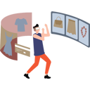 پیش‌نمایش فایل boy-wearing-vr-glasses-shopping-online-10309919 از پک متاورس