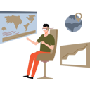 پیش‌نمایش فایل boy-wearing-vr-looking-at-world-map-10309909 از پک متاورس