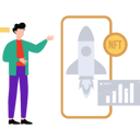 پیش‌نمایش فایل businessman-have-launched-new-crypto-currency-coin-in-stock-market-10311034 از پک ان‌اف‌تی (توکن غیرمثلی)