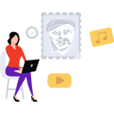 پیش‌نمایش فایل businesswoman-is-buying-online-shares-10311040 از پک ان‌اف‌تی (توکن غیرمثلی)