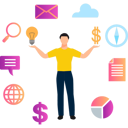 پیش‌نمایش فایل boy-balances-business-ideas-10311598 از پک کسب و کار هوشمند