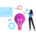 پیش‌نمایش فایل girl-is-working-on-a-business-idea-10311545 از پک کسب و کار هوشمند