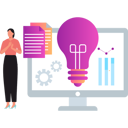 پیش‌نمایش فایل girl-is-working-on-a-business-idea-10311624 از پک کسب و کار هوشمند
