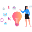 پیش‌نمایش فایل girl-is-working-on-ideas-10311590 از پک کسب و کار هوشمند