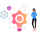 پیش‌نمایش فایل girl-is-working-on-the-idea-setting-10311569 از پک کسب و کار هوشمند