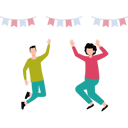 پیش‌نمایش فایل boy-and-girl-are-dancing-10376771 از پک پایان سال