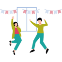 پیش‌نمایش فایل boy-and-girl-having-fun-at-party-10376770 از پک پایان سال