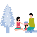 پیش‌نمایش فایل family-celebrating-christmas-10376744 از پک پایان سال