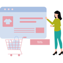 پیش‌نمایش فایل girl-is-shopping-online-10376761 از پک پایان سال