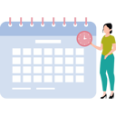 پیش‌نمایش فایل girl-looking-at-the-calendar-reminder-10376756 از پک پایان سال