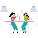 پیش‌نمایش فایل girls-enjoying-drinks-sitting-in-bar-10376772 از پک پایان سال