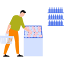 پیش‌نمایش فایل boy-is-buying-fruit-10351868 از پک سوپرمارکت