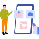 پیش‌نمایش فایل boy-is-doing-online-shopping-of-vegetables-on-mobile-10351852 از پک سوپرمارکت