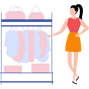 پیش‌نمایش فایل girl-is-buying-clothes-10351880 از پک سوپرمارکت