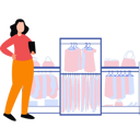 پیش‌نمایش فایل girl-is-buying-clothes-10351886 از پک سوپرمارکت