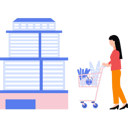 پیش‌نمایش فایل girl-is-buying-grocery-from-store-10351865 از پک سوپرمارکت