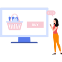 پیش‌نمایش فایل girl-is-buying-vegetables-online-10351853 از پک سوپرمارکت