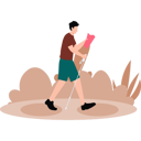 پیش‌نمایش فایل boy-is-hiking-with-the-help-of-map-10364552 از پک حیات وحش