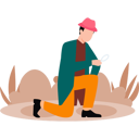 پیش‌نمایش فایل boy-is-identifying-footsteps-10364559 از پک حیات وحش