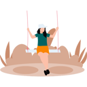 پیش‌نمایش فایل girl-is-enjoying-forest-swing-10364551 از پک حیات وحش