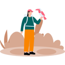 پیش‌نمایش فایل girl-is-holding-bird-in-her-hand-10364568 از پک حیات وحش