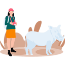 پیش‌نمایش فایل girl-is-taking-photograph-of-animal-10364563 از پک حیات وحش