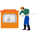 پیش‌نمایش فایل boy-is-lighting-up-fire-in-fireplace-10351930 از پک صنایع دستی