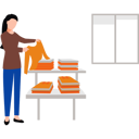 پیش‌نمایش فایل girl-is-arranging-clothes-in-rack-10351923 از پک صنایع دستی