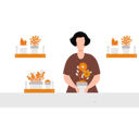 پیش‌نمایش فایل girl-is-making-bouquet-of-flowers-10351927 از پک صنایع دستی
