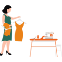 پیش‌نمایش فایل girl-is-stitching-her-frock-10351922 از پک صنایع دستی