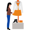 پیش‌نمایش فایل girl-is-viewing-cloth-fabric-10351925 از پک صنایع دستی