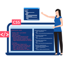 پیش‌نمایش فایل programmer-is-writing-css-code-10364420 از پک تست‌کننده نرم‌افزار